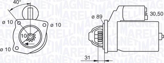 Magneti Marelli 063227599010 - Starteris autodraugiem.lv