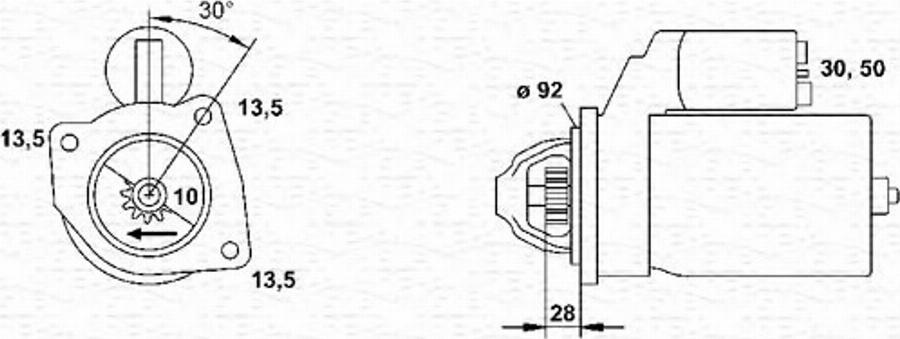 Magneti Marelli 063227593010 - Starteris autodraugiem.lv