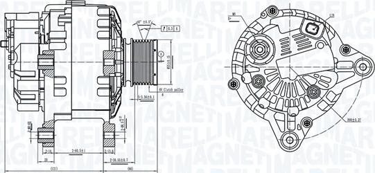 Magneti Marelli 063739064010 - Ģenerators autodraugiem.lv