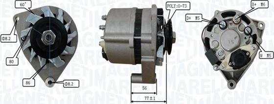 Magneti Marelli 063739066010 - Ģenerators autodraugiem.lv