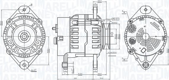 Magneti Marelli 063734085010 - Ģenerators autodraugiem.lv