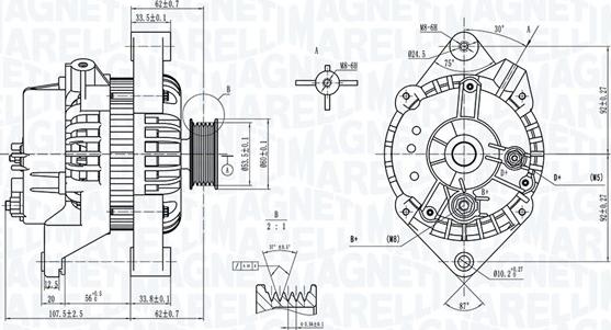 Magneti Marelli 063734274010 - Ģenerators autodraugiem.lv