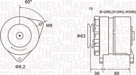 Magneti Marelli 063735060010 - Ģenerators autodraugiem.lv