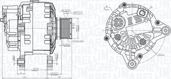 Magneti Marelli 063736363010 - Ģenerators autodraugiem.lv