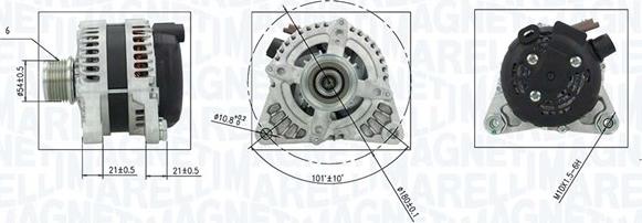 Magneti Marelli 063736372010 - Ģenerators autodraugiem.lv