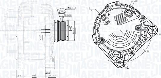 Magneti Marelli 063736234010 - Ģenerators autodraugiem.lv