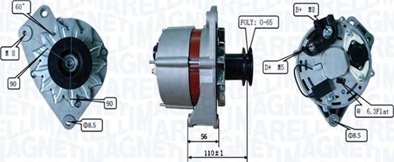 Magneti Marelli 063730520010 - Ģenerators autodraugiem.lv