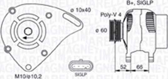 Magneti Marelli 063731253010 - Ģenerators autodraugiem.lv