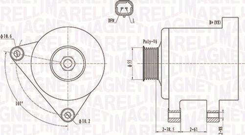 Magneti Marelli 063731944010 - Ģenerators autodraugiem.lv