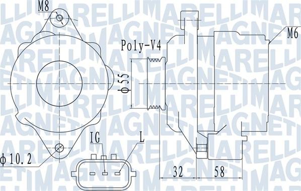 Magneti Marelli 063731943010 - Ģenerators autodraugiem.lv