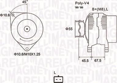 Magneti Marelli 063731963010 - Ģenerators autodraugiem.lv