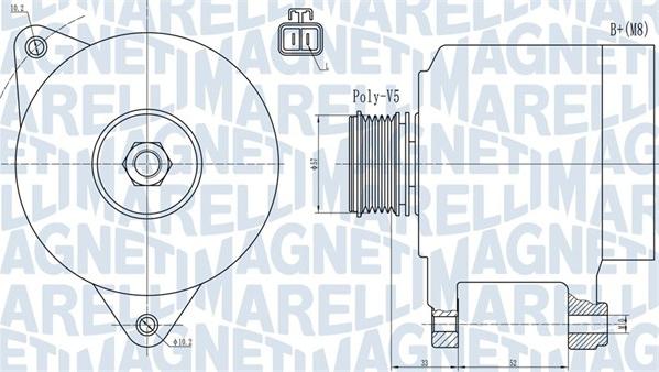 Magneti Marelli 063731906010 - Ģenerators autodraugiem.lv