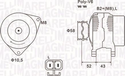 Magneti Marelli 063731903010 - Ģenerators autodraugiem.lv