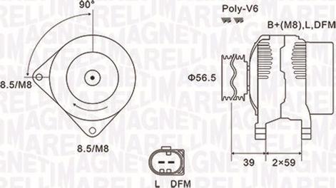 Magneti Marelli 063731911010 - Ģenerators autodraugiem.lv