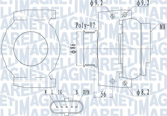 Magneti Marelli 063731917010 - Ģenerators autodraugiem.lv