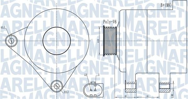 Magneti Marelli 063731986010 - Ģenerators autodraugiem.lv