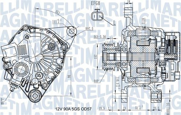 Magneti Marelli 063731938010 - Ģenerators autodraugiem.lv