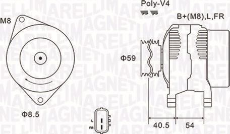 Magneti Marelli 063731927010 - Ģenerators autodraugiem.lv