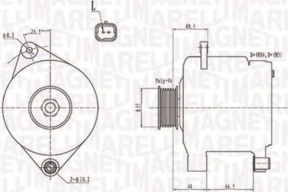 Magneti Marelli 063731444010 - Ģenerators autodraugiem.lv