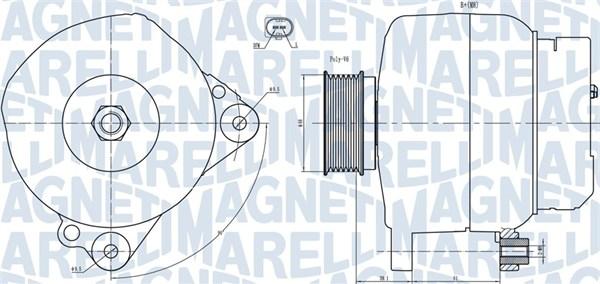 Magneti Marelli 063731445010 - Ģenerators autodraugiem.lv