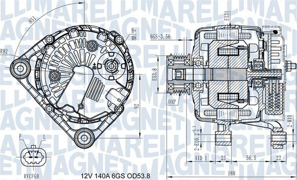 Magneti Marelli 063731406710 - Ģenerators autodraugiem.lv