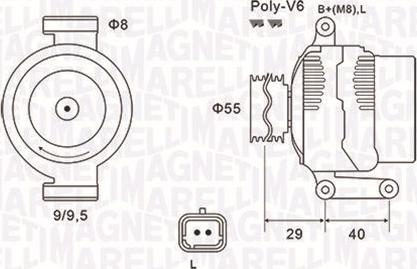 Magneti Marelli 063731484010 - Ģenerators autodraugiem.lv