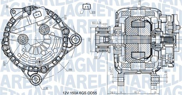 Magneti Marelli 063731435410 - Ģenerators autodraugiem.lv