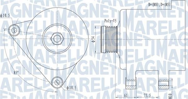 Magneti Marelli 063731559010 - Ģenerators autodraugiem.lv