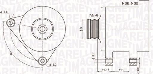 Magneti Marelli 063731553010 - Ģenerators autodraugiem.lv