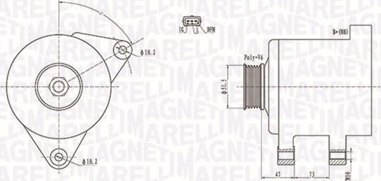 Magneti Marelli 063731569010 - Ģenerators autodraugiem.lv