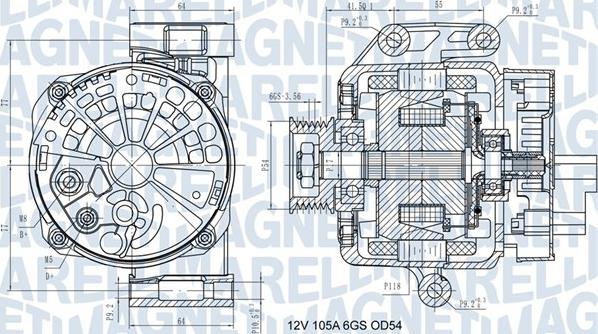 Magneti Marelli 063731585210 - Ģenerators autodraugiem.lv