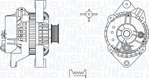 Magneti Marelli 063731581010 - Ģenerators autodraugiem.lv