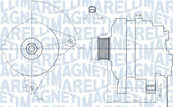 Magneti Marelli 063731665010 - Ģenerators autodraugiem.lv