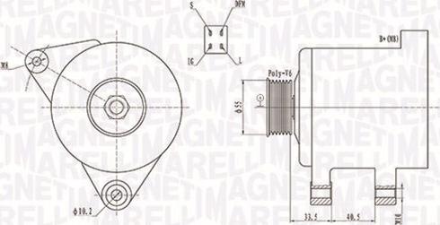 Magneti Marelli 063731605010 - Ģenerators autodraugiem.lv