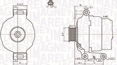 Magneti Marelli 063731636010 - Ģenerators autodraugiem.lv