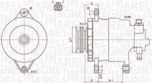 Magneti Marelli 063731183010 - Ģenerators autodraugiem.lv