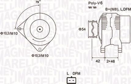 Magneti Marelli 063731850010 - Ģenerators autodraugiem.lv