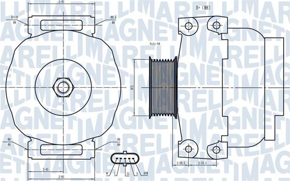 Magneti Marelli 063731851010 - Ģenerators autodraugiem.lv