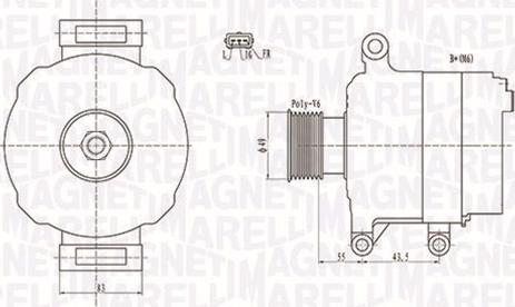 Magneti Marelli 063731869010 - Ģenerators autodraugiem.lv