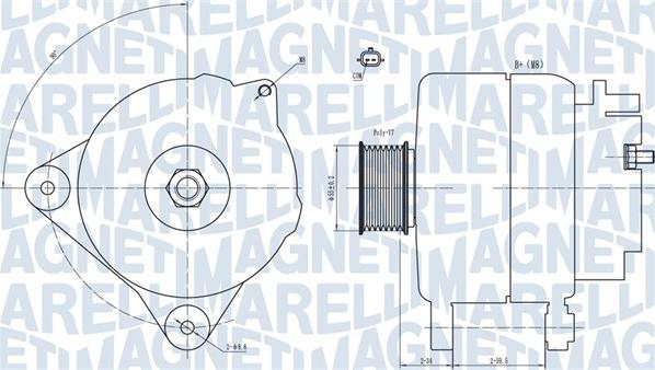 Magneti Marelli 063731866010 - Ģenerators autodraugiem.lv