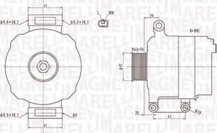 Magneti Marelli 063731867010 - Ģenerators autodraugiem.lv