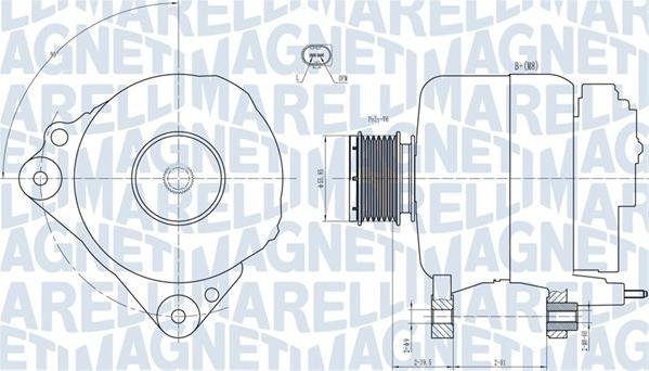 Magneti Marelli 063731810010 - Ģenerators autodraugiem.lv