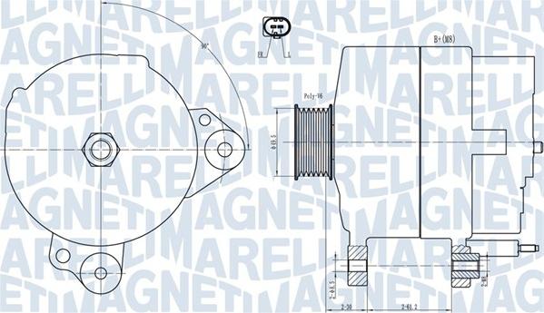 Magneti Marelli 063731817010 - Ģenerators autodraugiem.lv