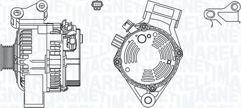 Magneti Marelli 063731340010 - Ģenerators autodraugiem.lv