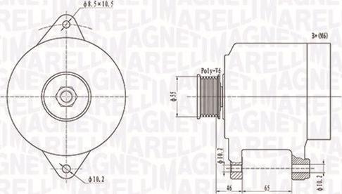Magneti Marelli 063731306010 - Ģenerators autodraugiem.lv