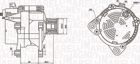 Magneti Marelli 063731260010 - Ģenerators autodraugiem.lv