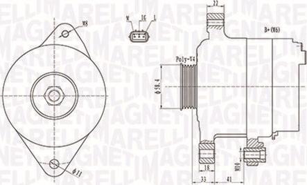 Magneti Marelli 063731793010 - Ģenerators autodraugiem.lv