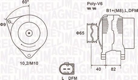 Magneti Marelli 063731746010 - Ģenerators autodraugiem.lv