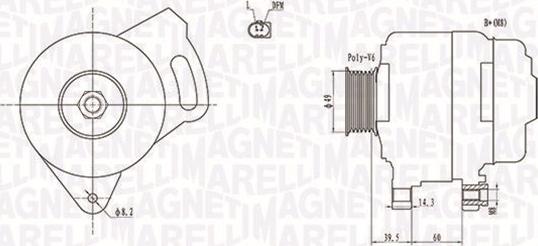 Magneti Marelli 063731750010 - Ģenerators autodraugiem.lv