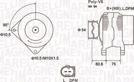 Magneti Marelli 063731757010 - Ģenerators autodraugiem.lv